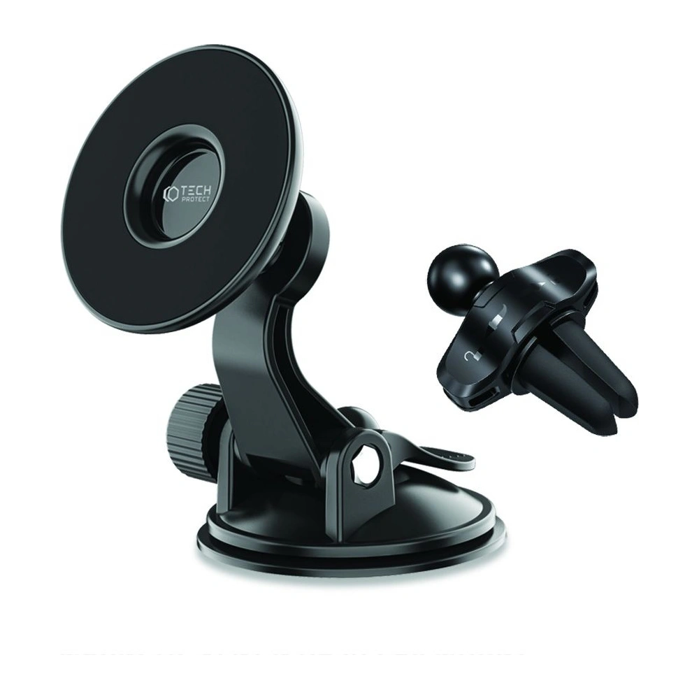 Uchwyt samochodowy Tech-Protect N50 Magnetic MagSafe Dashboard & Vent Car Mount Black