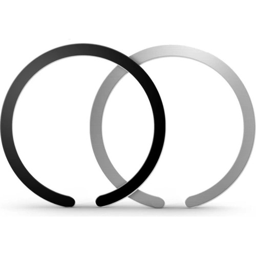 Kup Magnetyczne pierścienie Tech-Protect Metalplate MagSafe Universal Magnetic Ring Black & Silver [2 PACK] - THP1317 - {ean13} - Sklep Home Screen