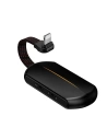 [OUTLET] Adapter audio Baseus GAMO L47 Lightning do Mini Jack 3.5mm i 2x Lightning, RGB, 18W, DAC (czarny)