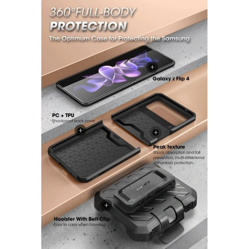 Kup Etui Supcase Unicorn Beetle Pro Samsung Galaxy Z Flip 4 Fekete - SPC275 - {ean13} - Sklep Home Screen