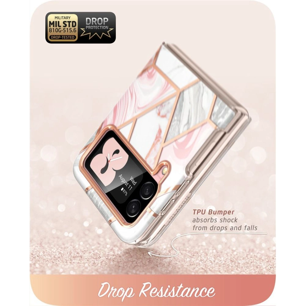 Etui Supcase Cosmo Samsung Galaxy Z Flip 4 Marble
