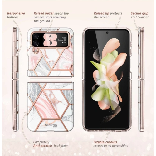 Kup Etui Supcase Cosmo Samsung Galaxy Z Flip 4 Marble - SPC279 - {ean13} - Sklep Home Screen