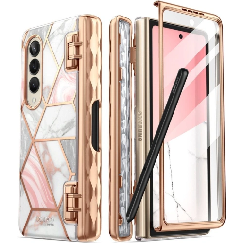 Kup Etui Supcase Cosmo Pen Samsung Galaxy Z Fold 4 Marmură - SPC283 - {ean13} - Sklep Home Screen