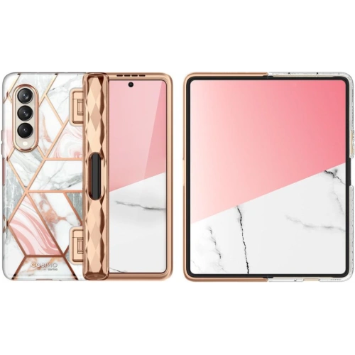 Kup Etui Supcase Cosmo Pen Samsung Galaxy Z Fold 4 Marmură - SPC283 - {ean13} - Sklep Home Screen