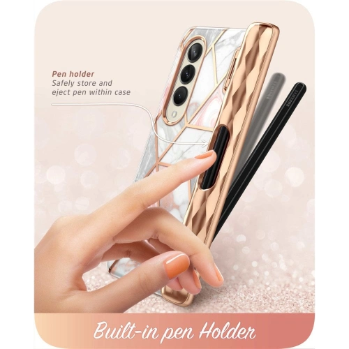 Kup Etui Supcase Cosmo Pen Samsung Galaxy Z Fold 4 Marmură - SPC283 - {ean13} - Sklep Home Screen
