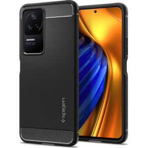 Buy Spigen Rugged Armor POCO F4 Matte Black - SPN2325 - {ean13} - Home Screen Store Europe