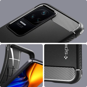 Spigen Rugged Armor POCO F4 Matte Black
