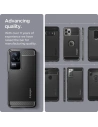Buy Spigen Rugged Armor POCO F4 Matte Black - SPN2325 - {ean13} - Home Screen Store Europe