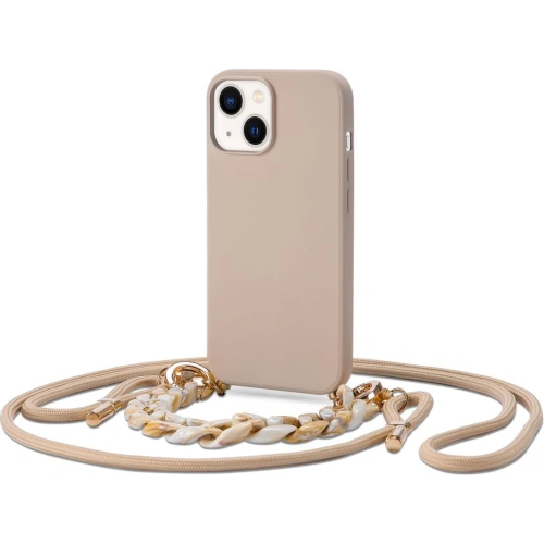 Kup Etui Tech-Protect Icon Chain Apple iPhone 14 Beige - THP1322 - {ean13} - Sklep Home Screen