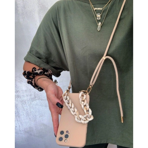 Kup Etui Tech-Protect Icon Chain Apple iPhone 14 Beige - THP1322 - {ean13} - Sklep Home Screen