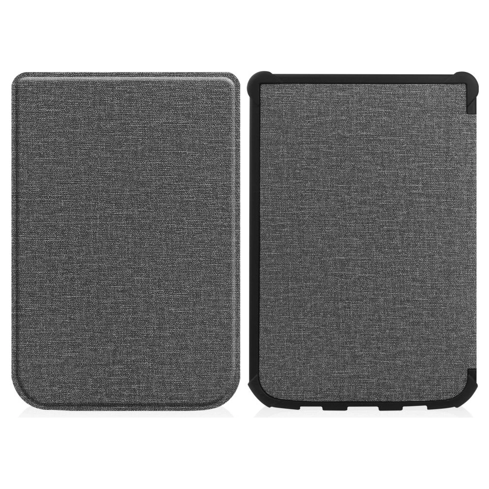 Etui Tech-Protect Smartcase Pocketbook Color/Touch Lux 4/5/HD 3 Light Grey