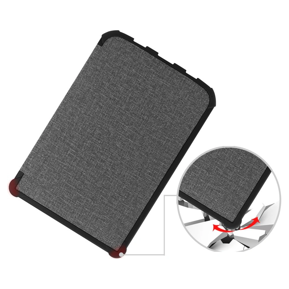 Etui Tech-Protect Smartcase Pocketbook Color/Touch Lux 4/5/HD 3 Light Grey