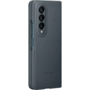 Kup Etui Samsung Galaxy Z Fold 4 EF-VF936LJEGWW szary/moss gray Leather Cover - SMG763 - {ean13} - Sklep Home Screen