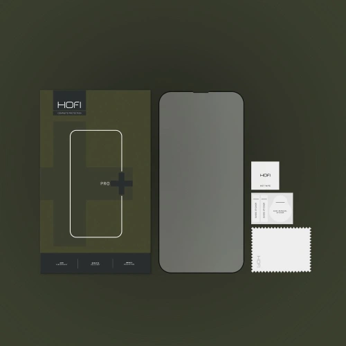 Kup Gehärtetes Glas Hofi Glass Pro+ für Apple iPhone 14/13/13 Pro Schwarz - HOFI264 - {ean13} - Sklep Home Screen