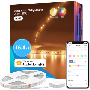Kup Intelligens RGBW LED szalag Wi-Fi 5 méter Meross MSL320 (Homekit) - MSS028 - {ean13} - Sklep Home Screen