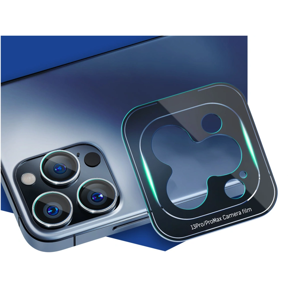 Szkło hybrydowe na obiektyw aparatu 3MK Lens Protection Pro Apple iPhone 13 Pro/13 Pro Max złoty/gold