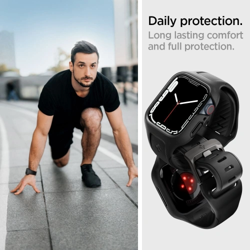Kup Pasek Spigen Liquid Air Pro Apple Watch 4/5/6/7/8/9/SE 44/45mm Negru - SPN2329 - {ean13} - Sklep Home Screen