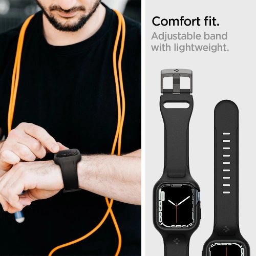 Kup Pasek Spigen Liquid Air Pro Apple Watch 4/5/6/7/8/9/SE 44/45mm Negru - SPN2329 - {ean13} - Sklep Home Screen