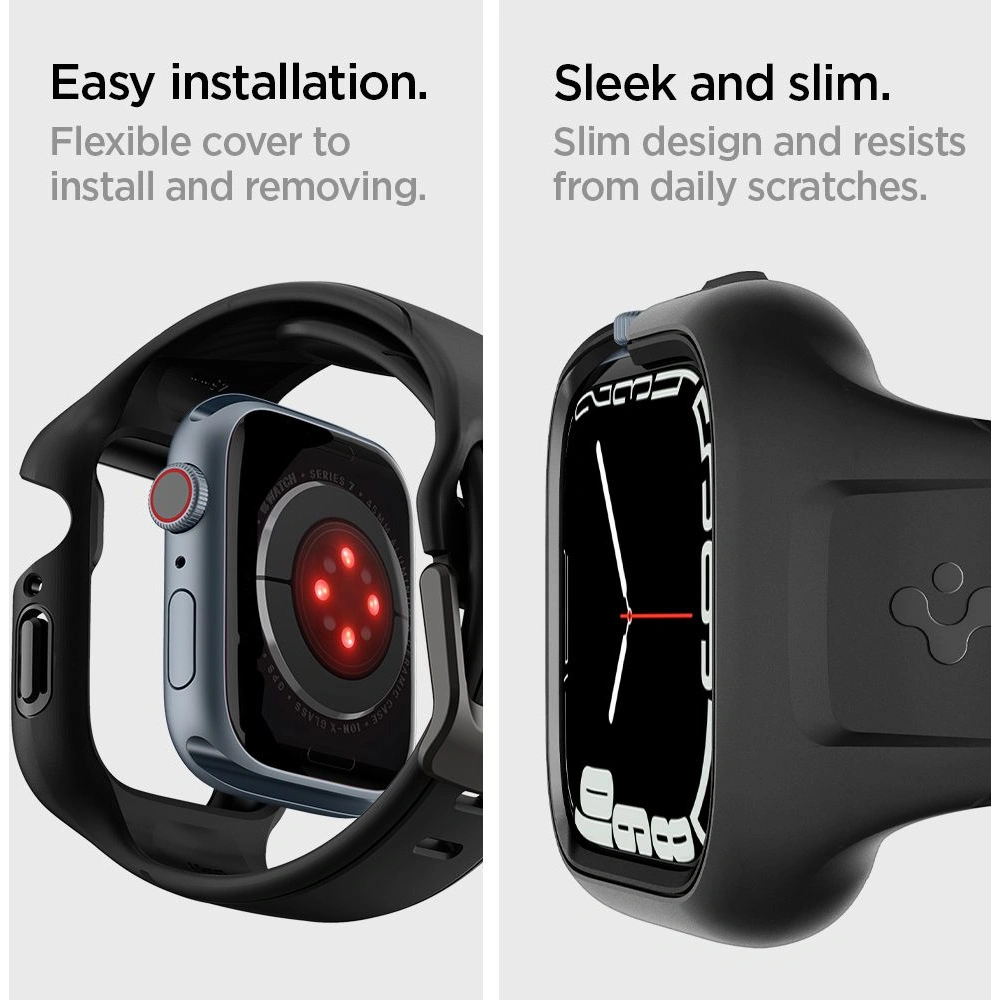 Pasek Spigen Liquid Air Pro Apple Watch 4/5/6/7/8/9/SE 44/45mm Black