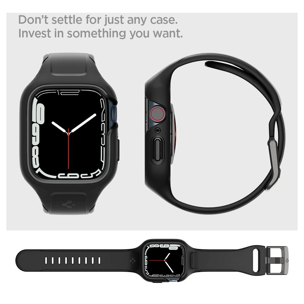 Pasek Spigen Liquid Air Pro Apple Watch 4/5/6/7/8/9/SE 44/45mm Black