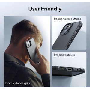 Etui ESR Air Armor Apple iPhone 14 Plus / 15 Plus Negru Înghețat