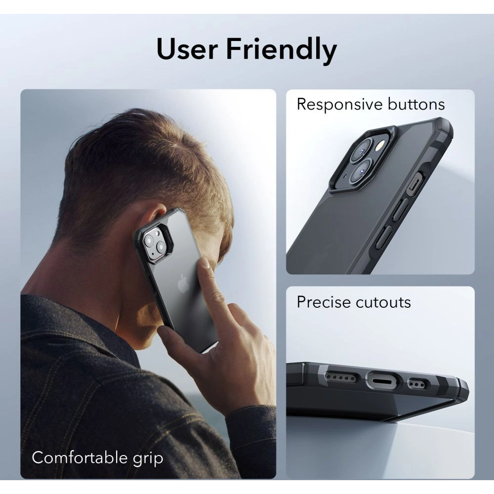 Etui ESR Air Armor Apple iPhone 14 Plus / 15 Plus Frosted Black