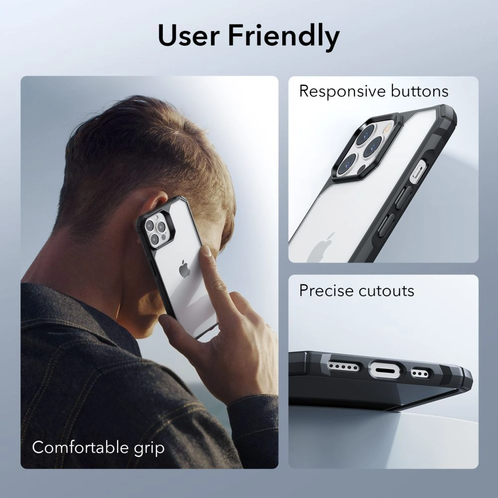 Etui ESR Air Armor Apple iPhone 14 Pro Max Clear/Black