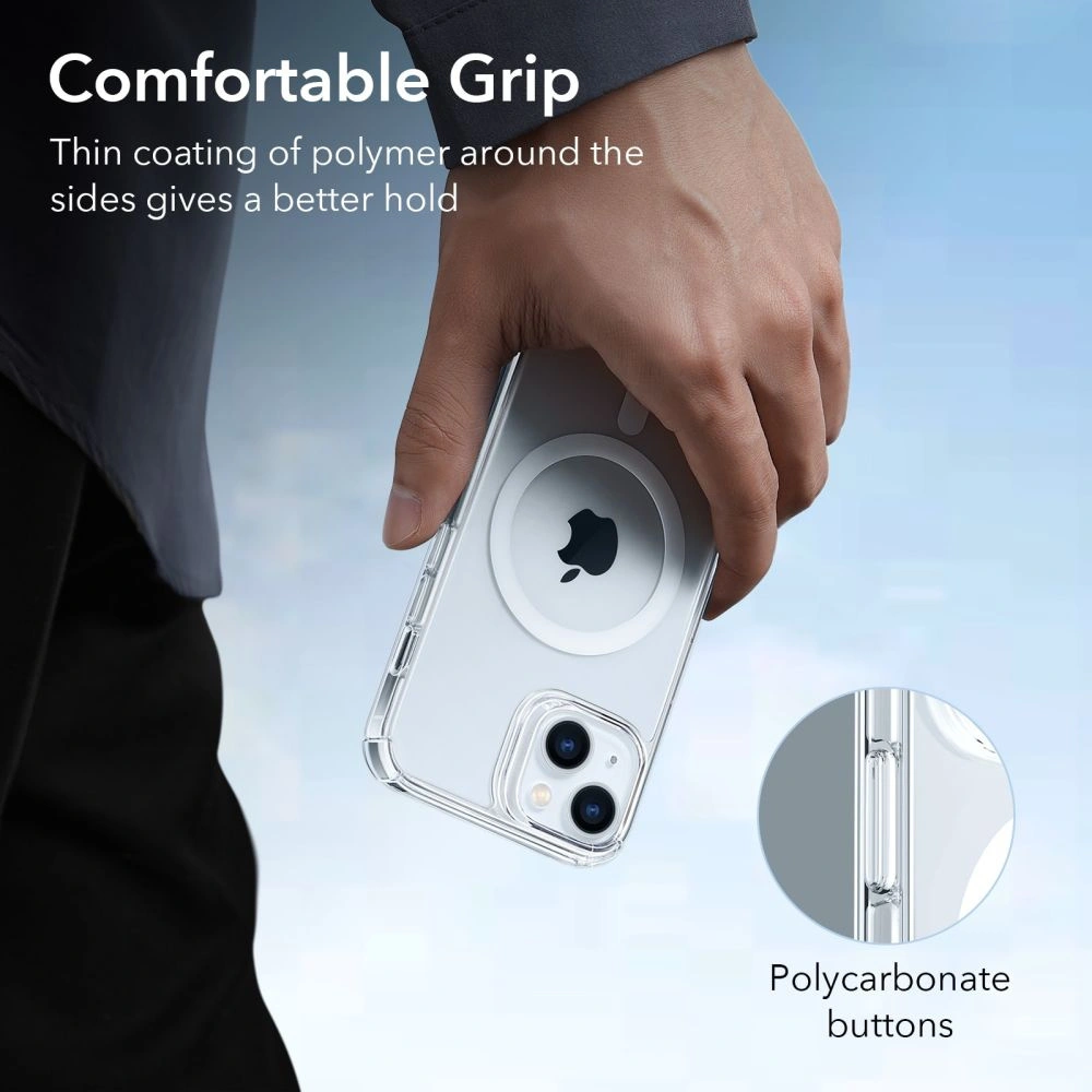 Etui ESR Krystec Halolock MagSafe Apple iPhone 14/13 Clear