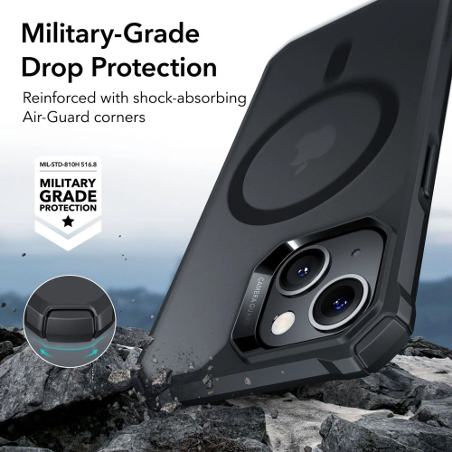 Kup Etui ESR Air Armor Halolock MagSafe Apple iPhone 14/13 Negru Satinat - ESR526 - {ean13} - Sklep Home Screen