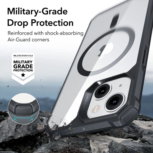 Kup Etui ESR Air Armor Halolock MagSafe Apple iPhone 14/13 Clar/Negru - ESR530 - {ean13} - Sklep Home Screen