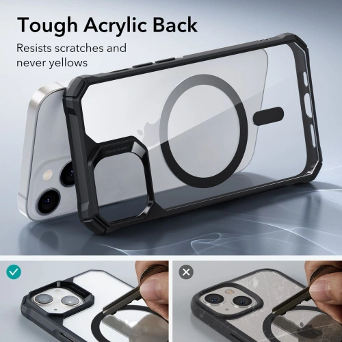 Kup Etui ESR Air Armor Halolock MagSafe Apple iPhone 14/13 Clar/Negru - ESR530 - {ean13} - Sklep Home Screen