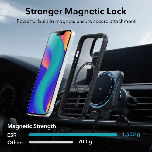 Kup Case ESR Ch Halolock MagSafe Apple iPhone 14 Plus / 15 Plus Klar/Schwarz - ESR538 - {ean13} - Sklep Home Screen