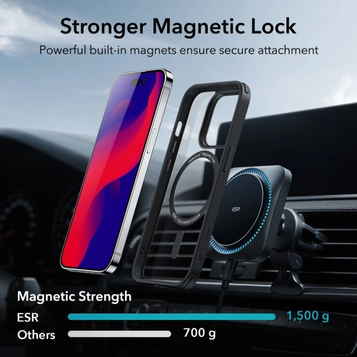 Kup Etui ESR Ch Halolock MagSafe Apple iPhone 14 Pro Max Clear/Black - ESR539 - {ean13} - Sklep Home Screen