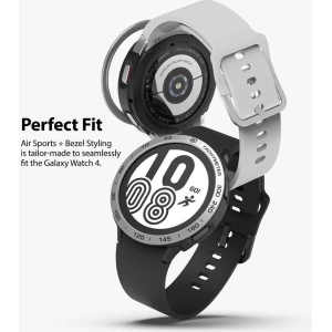 Buy Ringke Bezel Styling 44-10 + Ringke Air Sports Case Samsung Galaxy Watch 4 44mm Black/Silver - RGK1655 - {ean13} - Home Screen Store Europe