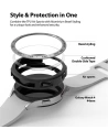 Kup Überzug Ringke Bezel Styling 44-10 + Case Ringke Air Sports Samsung Galaxy Watch 4 44mm Schwarz/Silber - RGK1655 - {ean13} - Sklep Home Screen