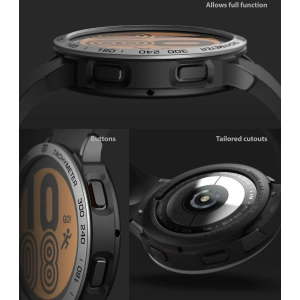 Buy Ringke Bezel Styling 44-10 + Ringke Air Sports Case Samsung Galaxy Watch 4 44mm Black/Silver - RGK1655 - {ean13} - Home Screen Store Europe