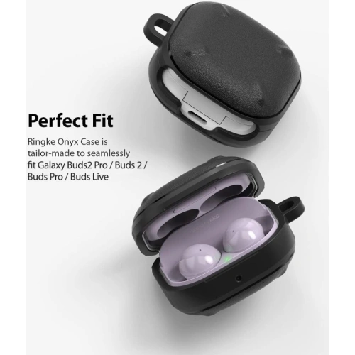 Kup Etui Ringke Onyx Samsung Galaxy Buds 2 Pro/2/Live/Pro Black - RGK1657 - {ean13} - Sklep Home Screen
