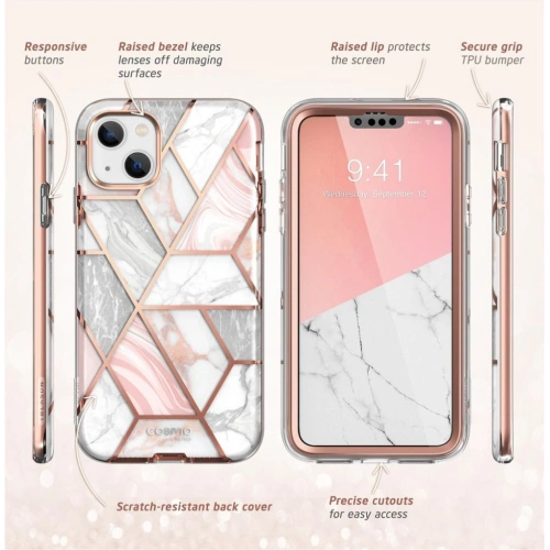 Kup Etui Supcase Cosmo Apple iPhone 14 Plus / 15 Plus Marmură - SPC288 - {ean13} - Sklep Home Screen