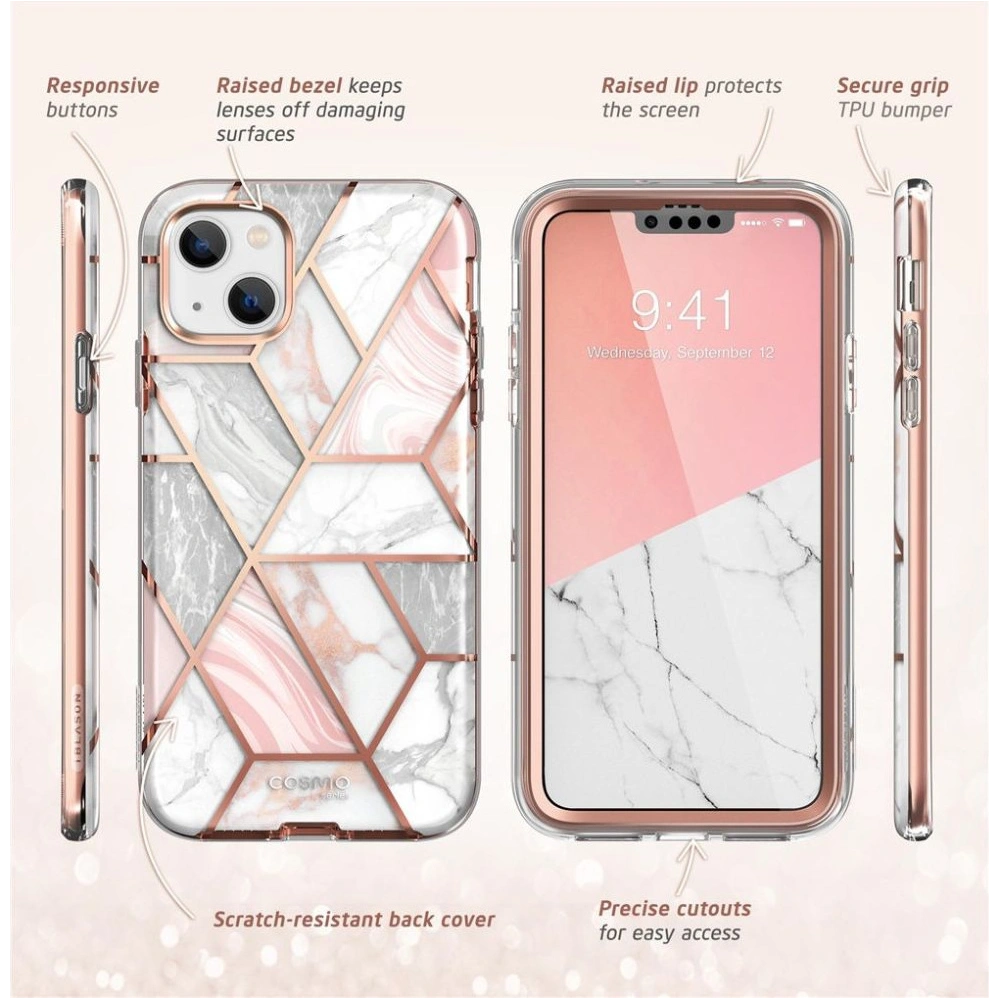 Etui Supcase Cosmo Apple iPhone 14 Plus / 15 Plus Marble
