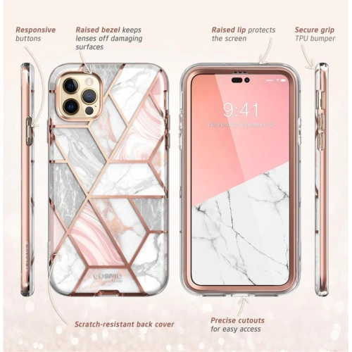 Kup Etui Supcase Cosmo Apple iPhone 14 Pro Max Marmură - SPC291 - {ean13} - Sklep Home Screen