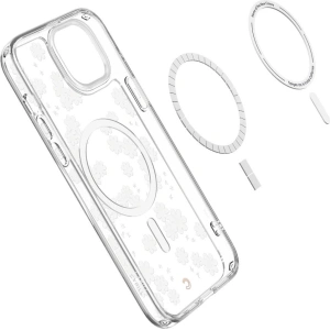 Etui Spigen Cyrill Cecile Mag MagSafe Apple iPhone 14 Plus / 15 Plus White Daisy