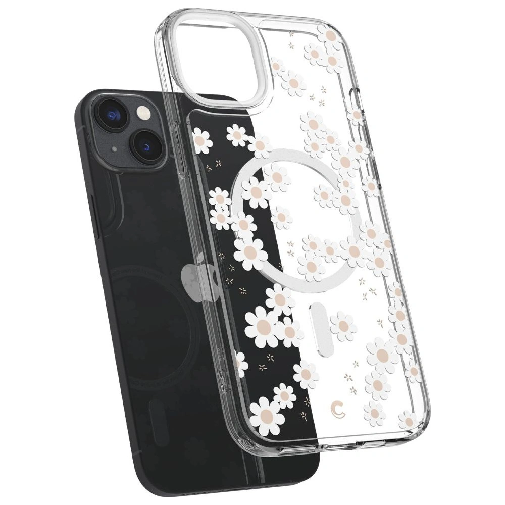 Etui Spigen Cyrill Cecile Mag MagSafe Apple iPhone 14 White Daisy