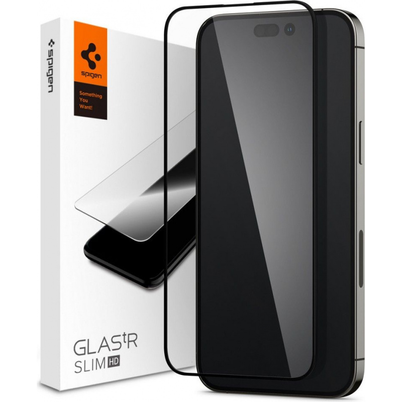 Kup Szkło hartowane Spigen GLAS.tR Slim Apple iPhone 14 Pro Max Black - 8809811866445 - SPN2344 - Homescreen.pl