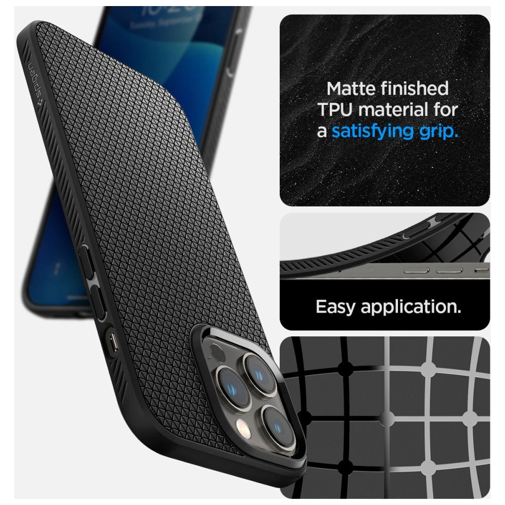 Etui Spigen Liquid Air Apple iPhone 14 Pro Max Matte Black