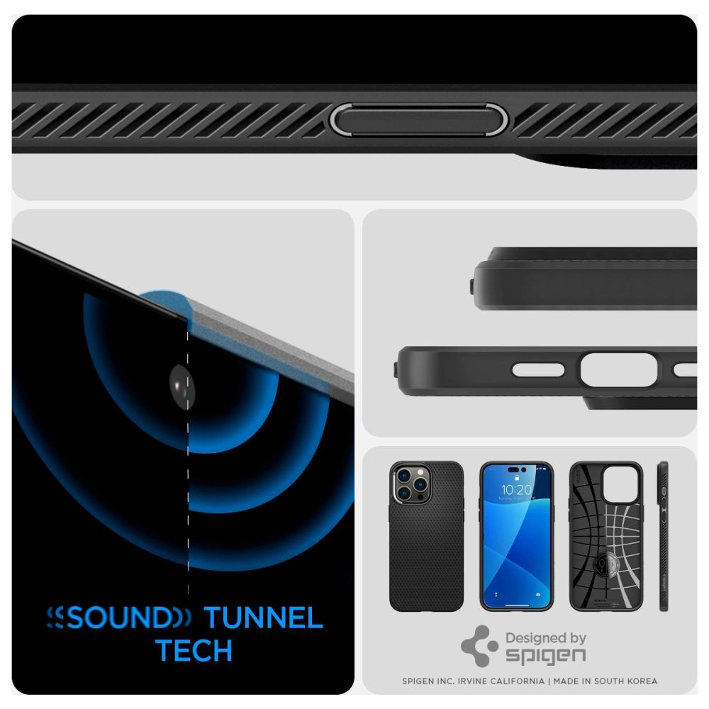 Etui Spigen Liquid Air Apple iPhone 14 Pro Max Matte Black