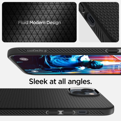 Kup Case Spigen Liquid Air Apple iPhone 14 Plus / 15 Plus Matte Schwarz - SPN2349 - {ean13} - Sklep Home Screen