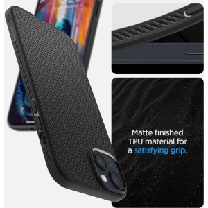 Etui Spigen Liquid Air Apple iPhone 14 Plus / 15 Plus Matte Black