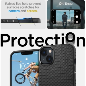 Etui Spigen Liquid Air Apple iPhone 14 Plus / 15 Plus Matte Black
