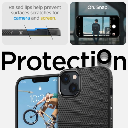 Kup Etui Spigen Liquid Air Apple iPhone 14 Plus / 15 Plus Matte Black - SPN2349 - {ean13} - Sklep Home Screen