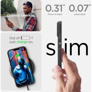 Etui Spigen Liquid Air Apple iPhone 14 Plus / 15 Plus Matte Black